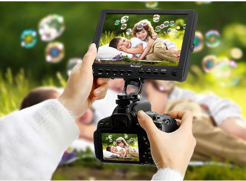 UURig R007 DSLR Горячий башмак камера монитор кронштейн для FEELWORLD шаровая Головка карданный аксессуар для светодиодный видео светильник с холодным башмаком