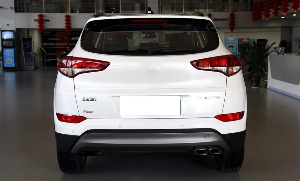 1 пара для hyundai tucson автомобильный Светодиодный отражатель лампа задняя противотуманная фара Задний бампер светильник тормозные Аксессуары светильник