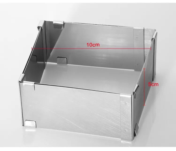 

1PC 10-18cm Adjustable Square S/Steel Pastry tools Mousse Cake Ring Mold Layer Slicer Cutter DIY Cake Mold KX 221