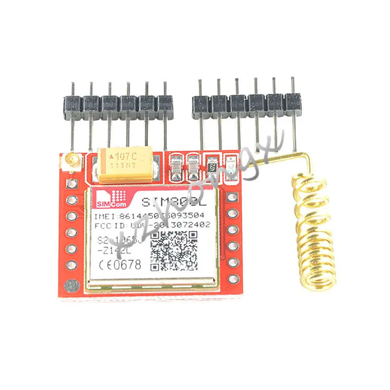 

Плата-адаптер GPRS SIM800L, модуль GSM, карта micro-sim