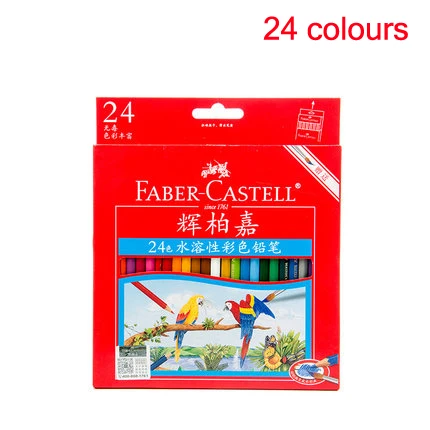 24 color 12 24 36 48 60 72 color/set Faber Castell Water soluble color pencil Advanced painting pencil Watercolor pens Painting art - Цвет: 24 color