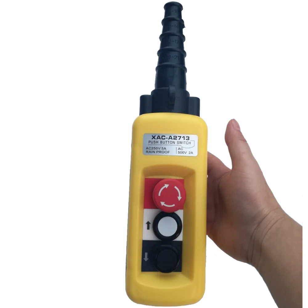 XAC A2713 250V 5A IP65 водонепроницаемая подвесная станция управления краном кнопочный