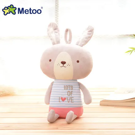 Metoo Симпатичные мягкие плюшевые медведь кролика животных Куклы Игрушечные