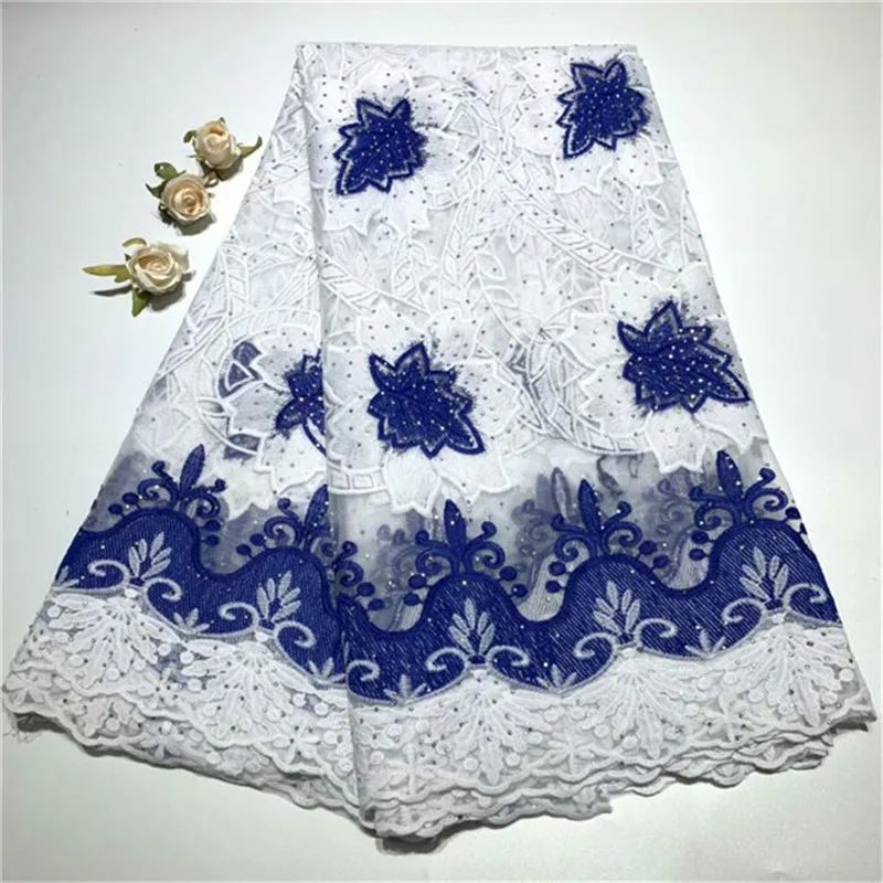 Высококачественная африканская кружевная сетчатая ткань 2019 французская тюль с