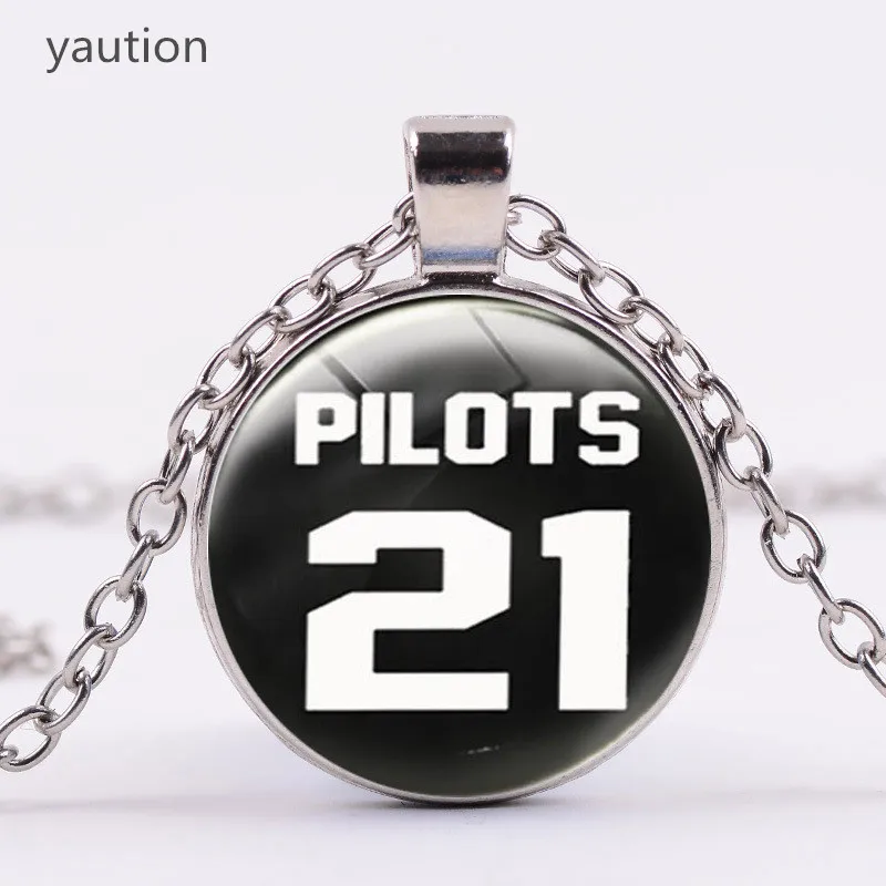 3 шт./цвет новинка 2020 альтернативная группа Twenty One Pilots ожерелье из стекла с