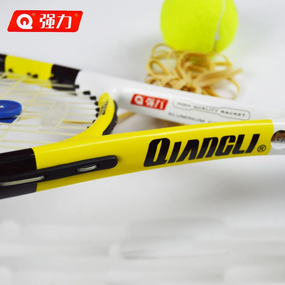 Оригинальная Теннисная ракетка Qiangli 627B tenis masculino из углеродистого алюминия для
