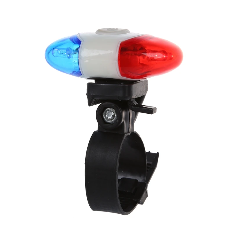 Передняя фара Маяк безопасности MTB велосипед 4 LED свет Красный Синий Ультра