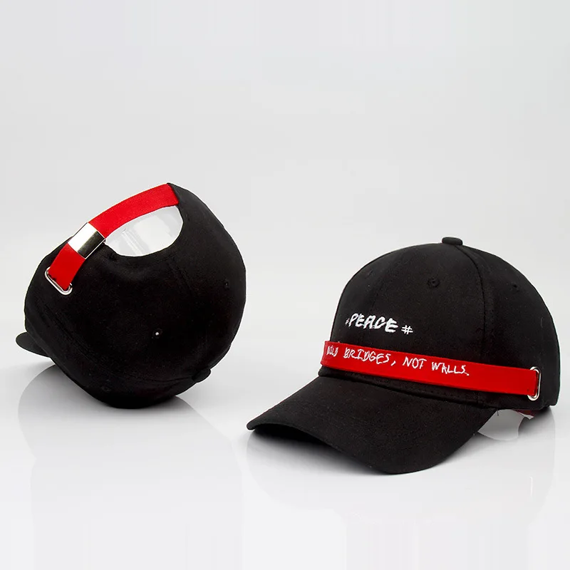 

2018 New Pattern Korean Long Tape Baseball dad Hat Woman Fashion Cap Summer Sunshade Sunscreen Hats Wholesale snapback bone