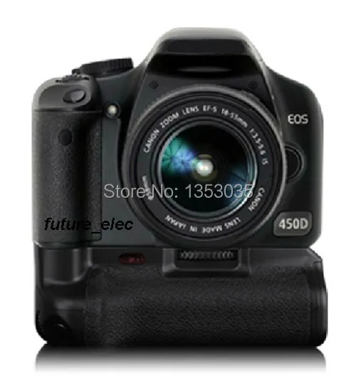 Фотоаппарат с ручкой и держателем для Canon EOS 450D 500D 1000D Rebel XSi T1i XS DSLR|grip for canon|vertical battery
