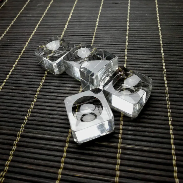 CubeThe шар основание K9 стеклянная база синтез Кристалл сферическая стойка 25 мм x 15 |