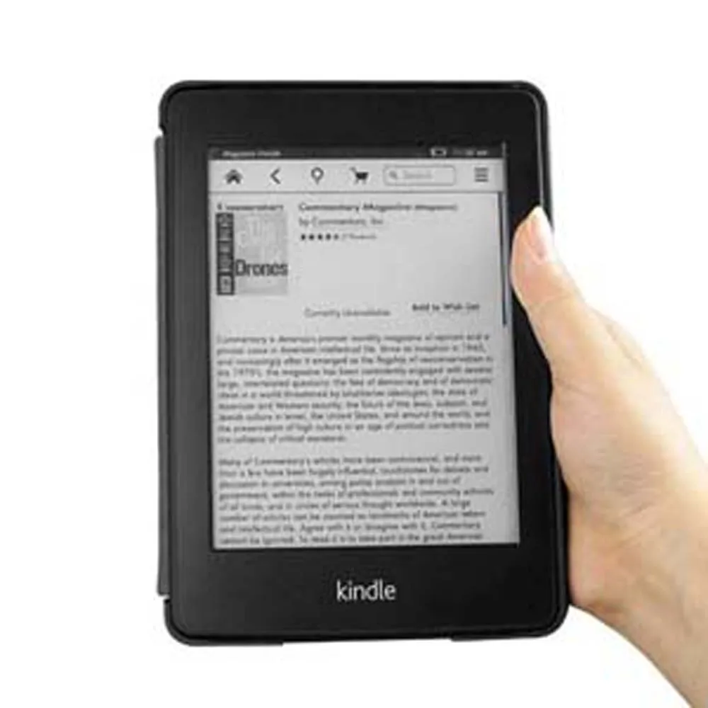 Кожа Смарт обложка книги магнит закрытие для Amazon Kindle Paperwhite 2 3 2016 2015 2014 2013 2012 Case