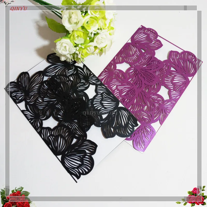 2018 10 шт. вертикальные фотографические приглашения для свадьбы дня рождения на