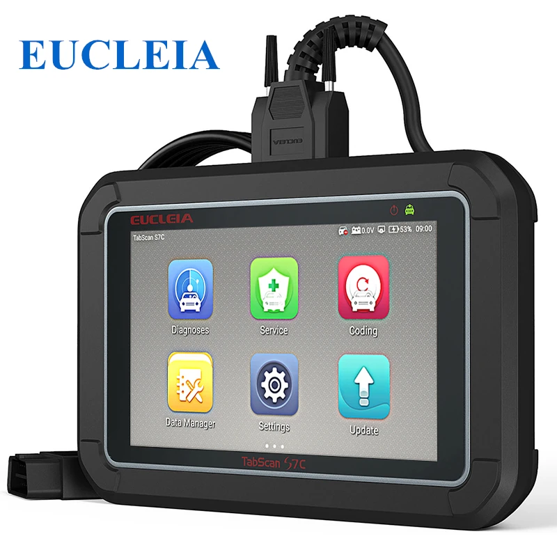 EUCLEIA S7C OBD 2 сканер автомобильный диагностический инструмент Подушка безопасности