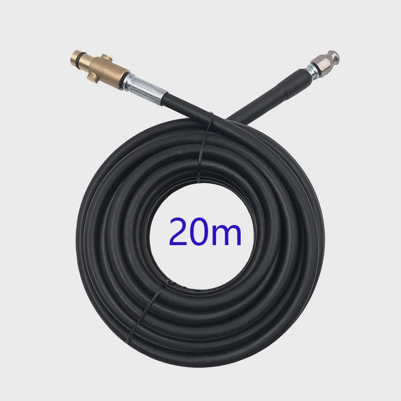 Оранжевый 6 м 10 м 15 м 20 м x 2320psi/160 бар канализационный сливной шланг для очистки воды для Nilfisk, Gerni, Stihle мойка высокого давления - Цвет: Оранжевый
