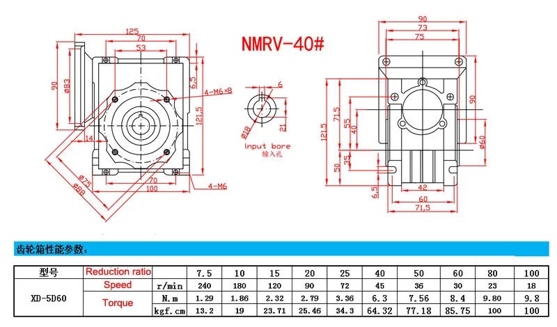5D60 RV40 12 вольтовый двигатель постоянного тока с реверсивным самоблокирующимся