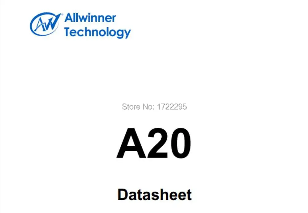 ALLWINNER cpu BGA A20 ram с открытым исходным кодом макетная плата singel-board компьютерные компоненты