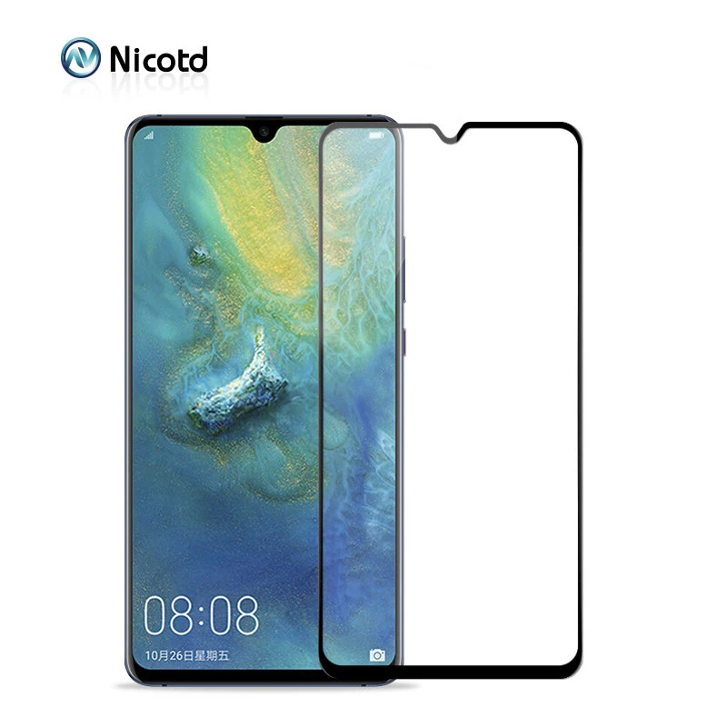 Закаленное стекло 9H с полным покрытием для Huawei Mate 20 X lite защитная стеклянная