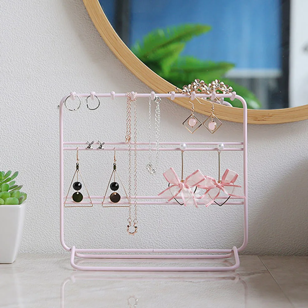 Ins Chic Ювелирные изделия Витрина Ожерелье серьги полка для хранения Модный