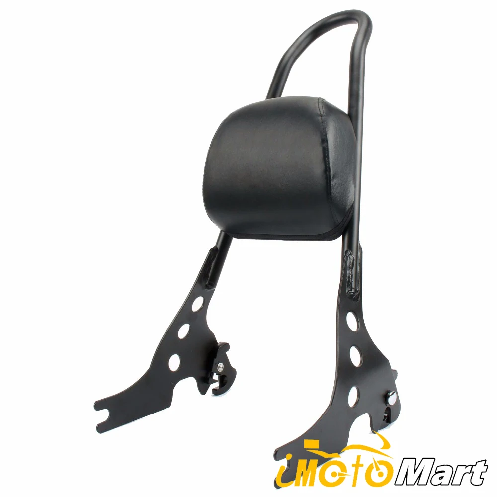 Мотоциклетная Съемная задняя пассажирская спинка подушка для подушки Sissy Bar