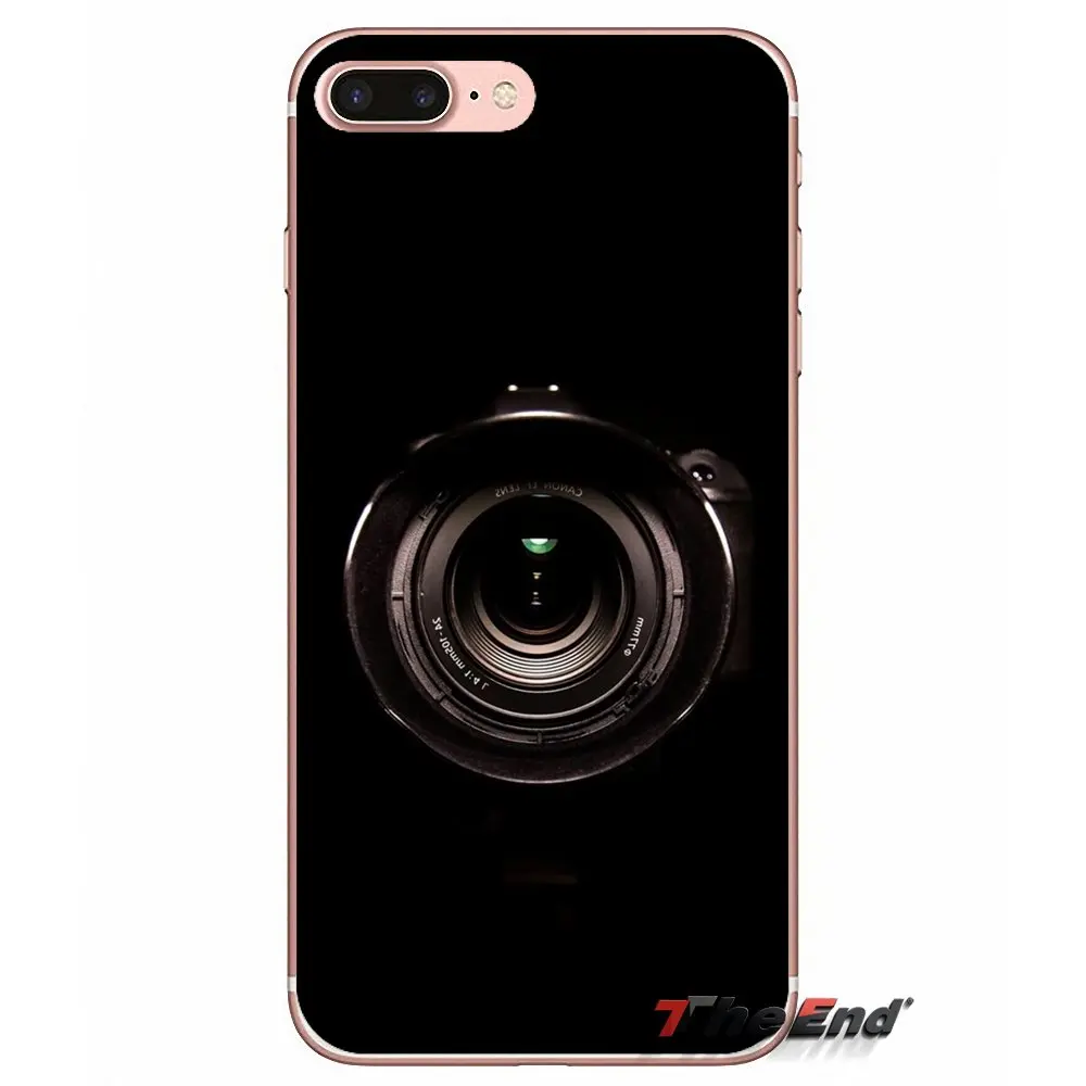 Ретро камеры искусство силиконовый чехол для телефона сумка iPhone X 4 4S 5 5S 5C SE 6 6S 7 8