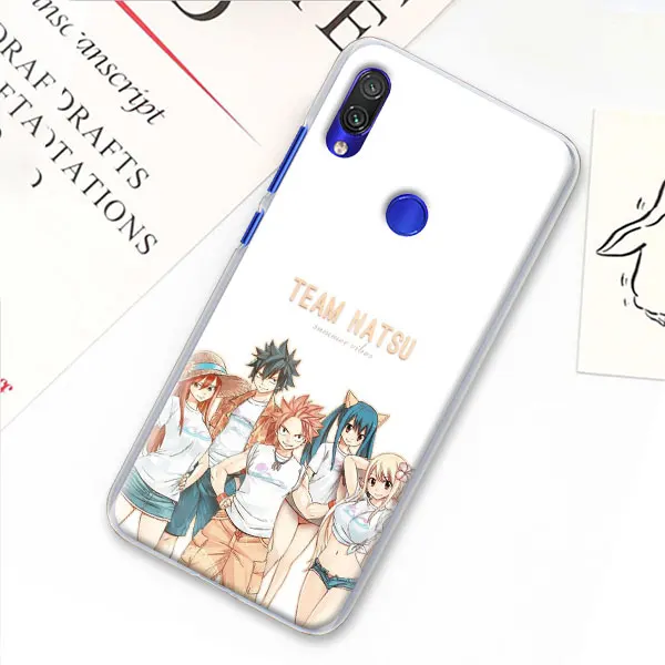 08 Аниме Манга Сказочный хвост чехол для телефона для Xiao mi Red mi 7 5 6 Pro Note 7 Pro 5 5A 6 mi A1 A2 8 Lite 9 чехол Coque - Цвет: 08