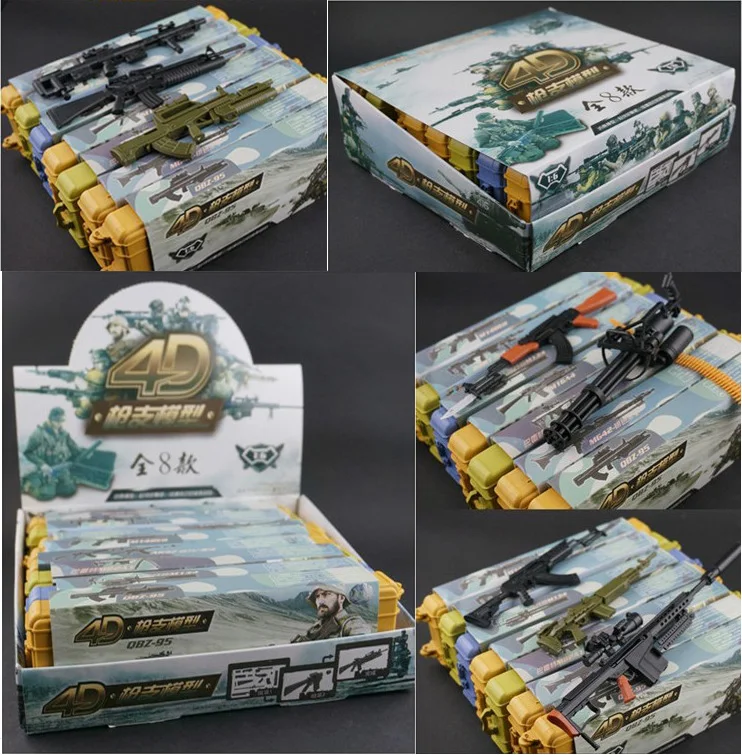 8 коробок 1:6 сборный пластиковый пистолет Модель 1/6 пулемет MG42 M16A1 винтовка