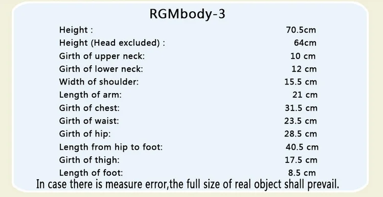 BJD RGMBody-3 тела 70,5 см Мужская мода Классическая высокое качество смолы игрушки часть для детей Ringdoll Oueneifs chinabjd