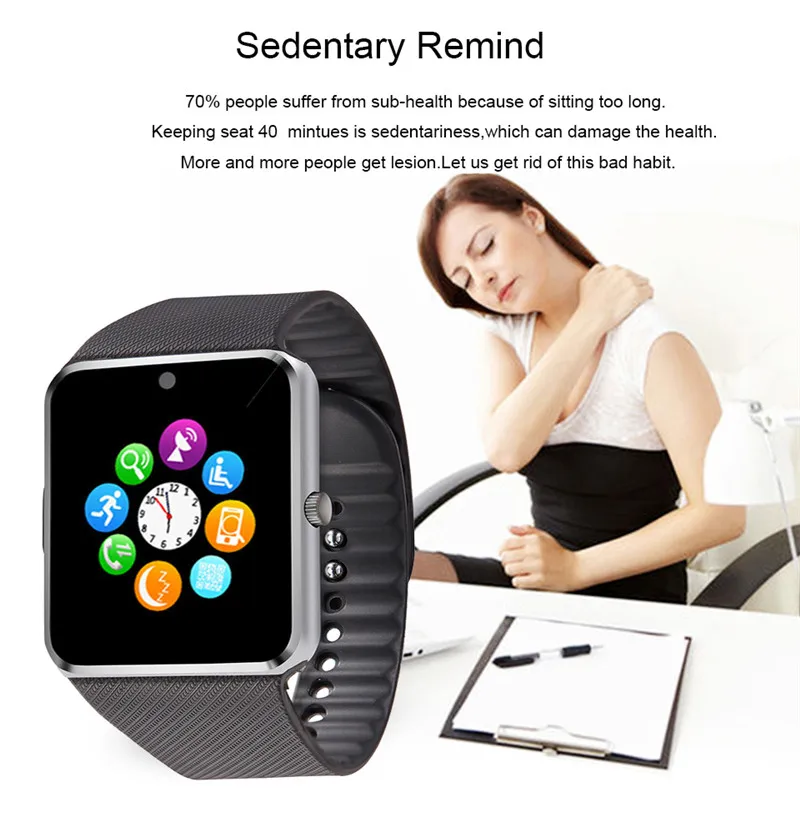 2018 Сенсорный экран Bluetooth Smart часы best шагомер спортивные Smartwatch для Android IOS