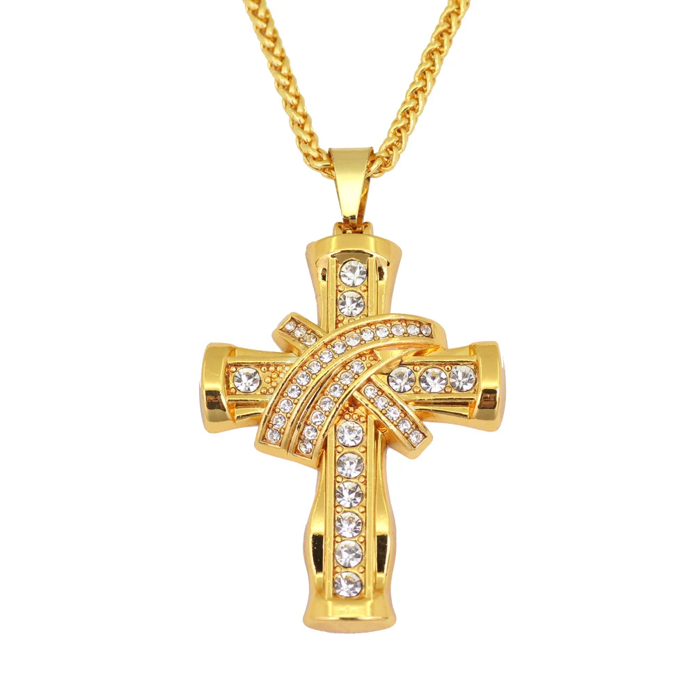 Распродажа 26 стилей BLING хип хоп кристалл кулон ожерелье ювелирные изделия для мужчин ICED OUT N01