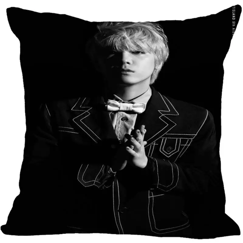 Новинка наволочки FTISLAND Lee HongKi с принтом квадратная шелковая наволочка домашние