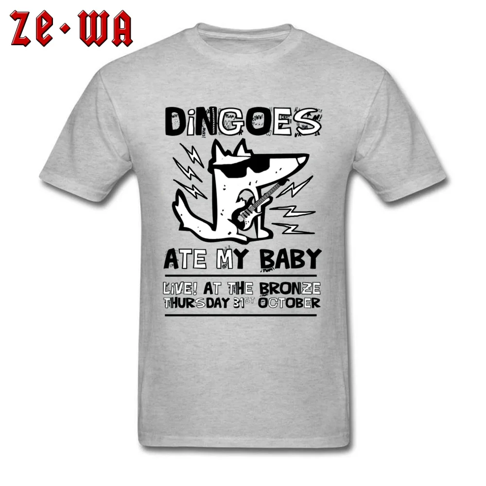 Футболка в стиле хип-хоп Мужская забавная футболка Dingoes Ate My Baby панк-рок