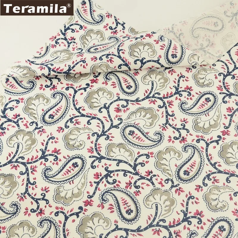 Teramila Fabrics 100% Cotton Tissue Royal Court Dark Blue Patterns Bedding Decoration Home Textile DIY Dress Curtains Pillows| |