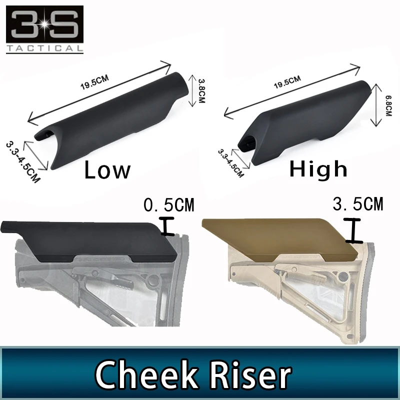 Низкий и высокий стиль MAG PUL промышленный подъемник щек для AR M4 в наличии