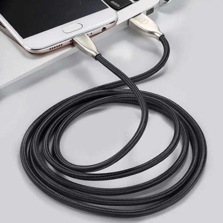 Mcdodo Micro USB кабель 4A быстрая вспышка зарядка VOOC для OPPO R15 R11 R11s plus R17 кабель для передачи данных Шнур зарядное устройство для Xiaomi Android Micro - Цвет: Black