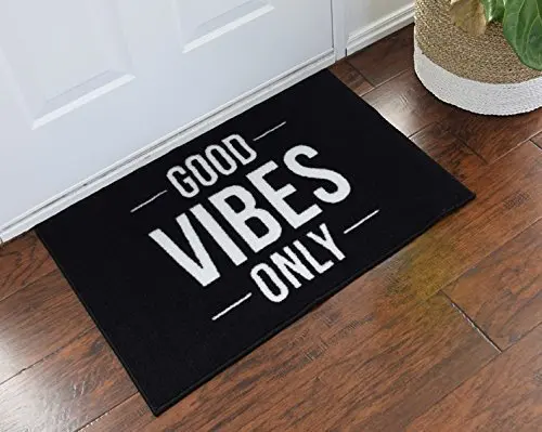 Хороший Vibes Только дверной коврик Современный нескользящий акварельный морской