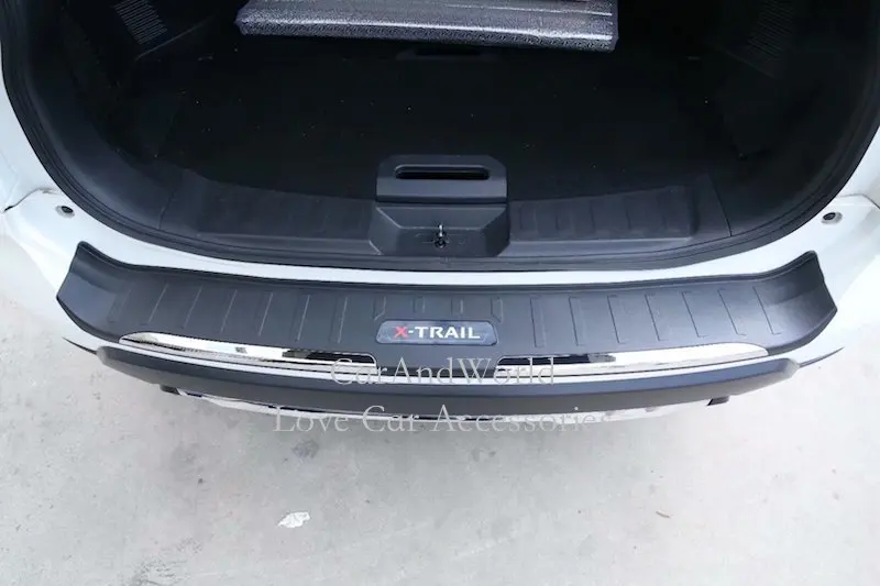Для Nissan X-Trail Rogue T32 защита заднего бампера багажника защита двери багажника отделка X Trail пластиковая наклейка автомобильные аксессуары