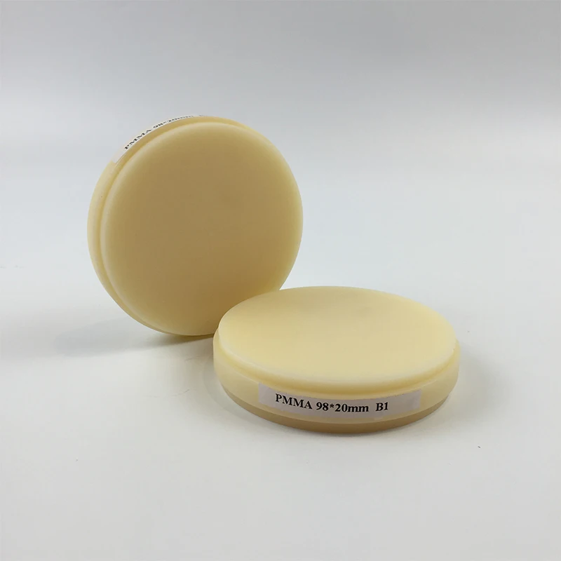 Стоматологический лабораторный Материал PMMA с заготовкой CADCAM Open System Dental PMMA Disk, 4 шт., OD98 * 12 мм, временная Корона A1,A2,A3,A0 (art.: 794d905ae) - 794d905ae