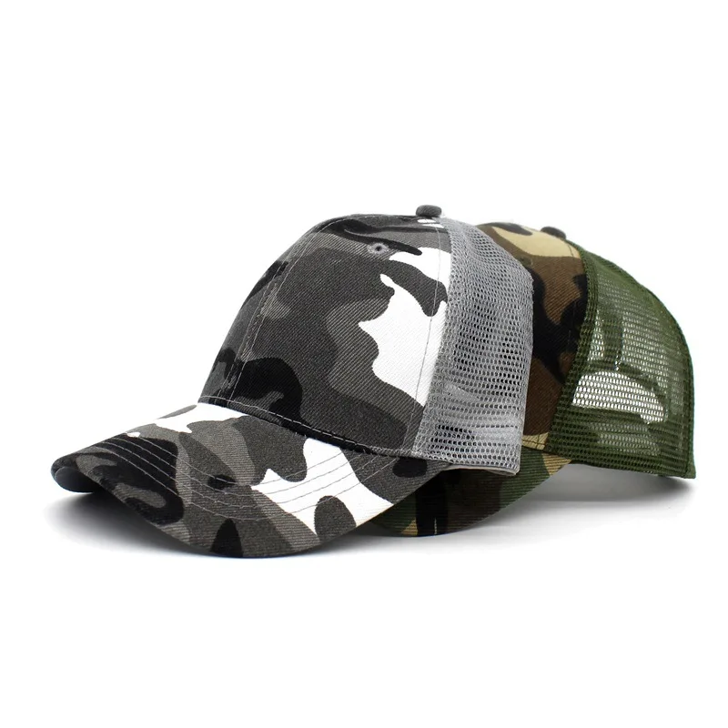 Сетчатая Кепка бейсбольная кепка для мужчин пап Snapback женская военная