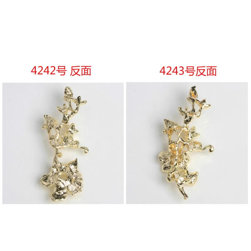 Подвеска в виде ветки с большими цветами и листьями 50 шт./лот|Шармы| |