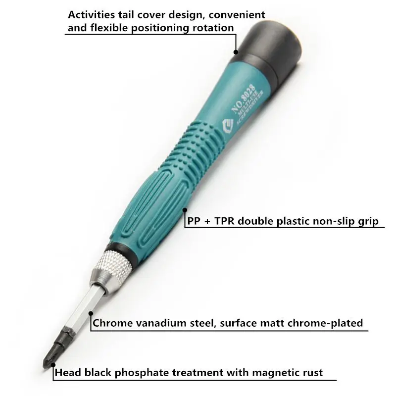 PENGGONG 13 шт./компл. высокоточных наконечников для отвертки набор магнитных Phillips Torx