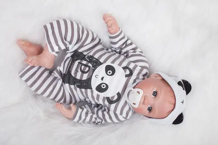 Детская кукла-Реборн 20 дюймов ручная работа реалистичные детские силиконовые