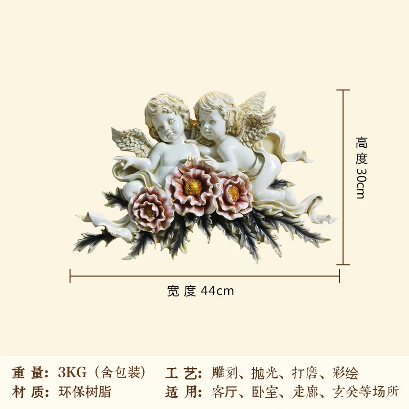 European angel Retro pastoral creative home ornaments wall decorations | Дом и сад