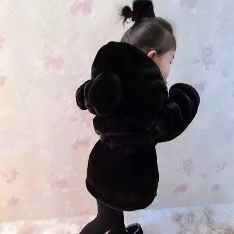 Пушистый Роскошная обувь на платформе из искусственного кроличьего меха пальто