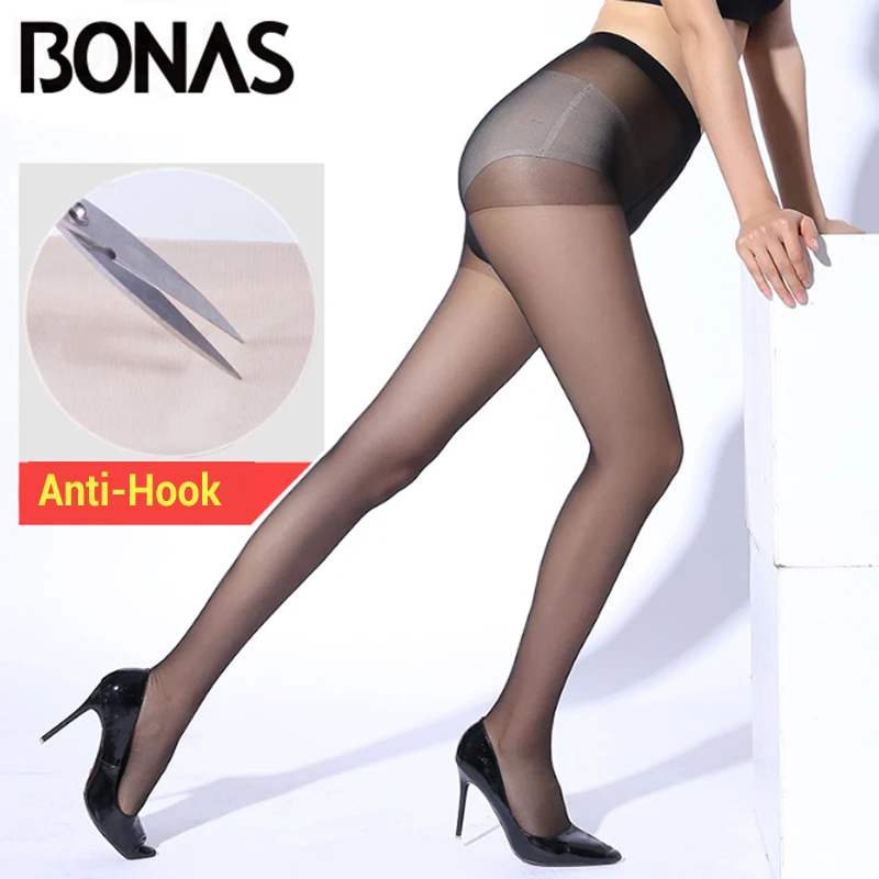 BONAS 15D колготки с пауком нейлоновые защитой от слезы сексуальные дышащие крючком