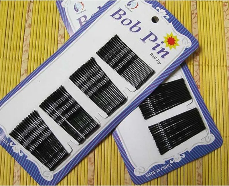 56 шт./партия горячая Распродажа профессиональные черные заколки для волос с