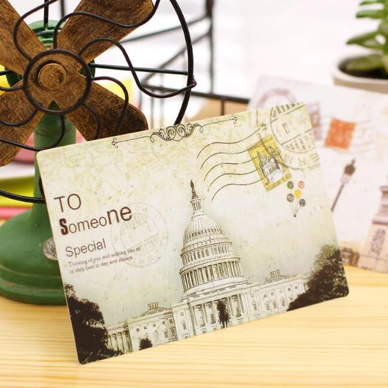 (9 шт./лот) Сделай Сам Скрапбукинг Европа Винтаж Знаменитое здание Эйфелева башня