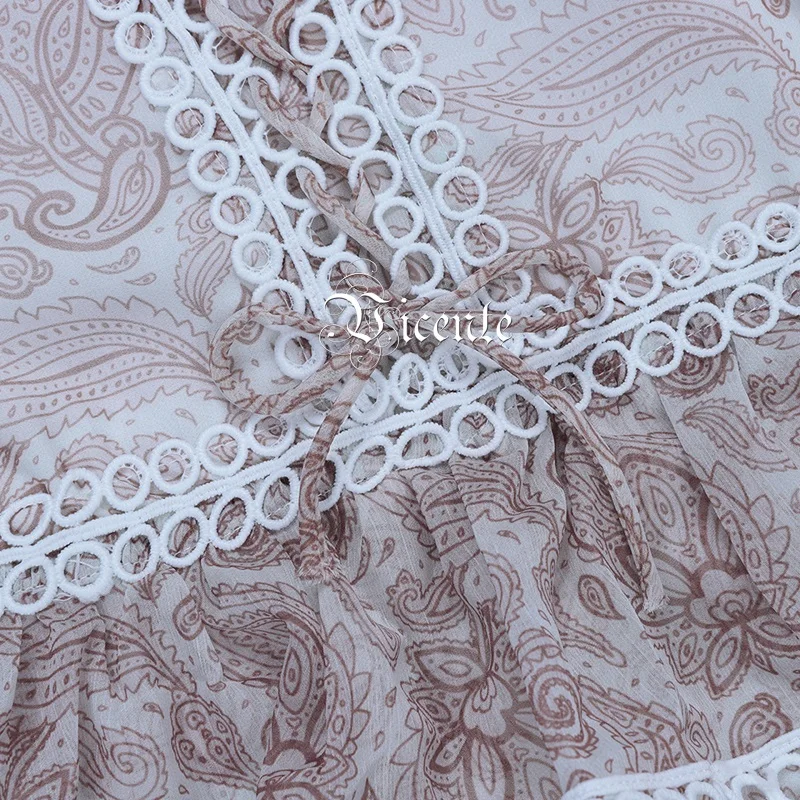 Шикарное кружевное платье с длинным рукавом открытые каскадные оборки вечерние