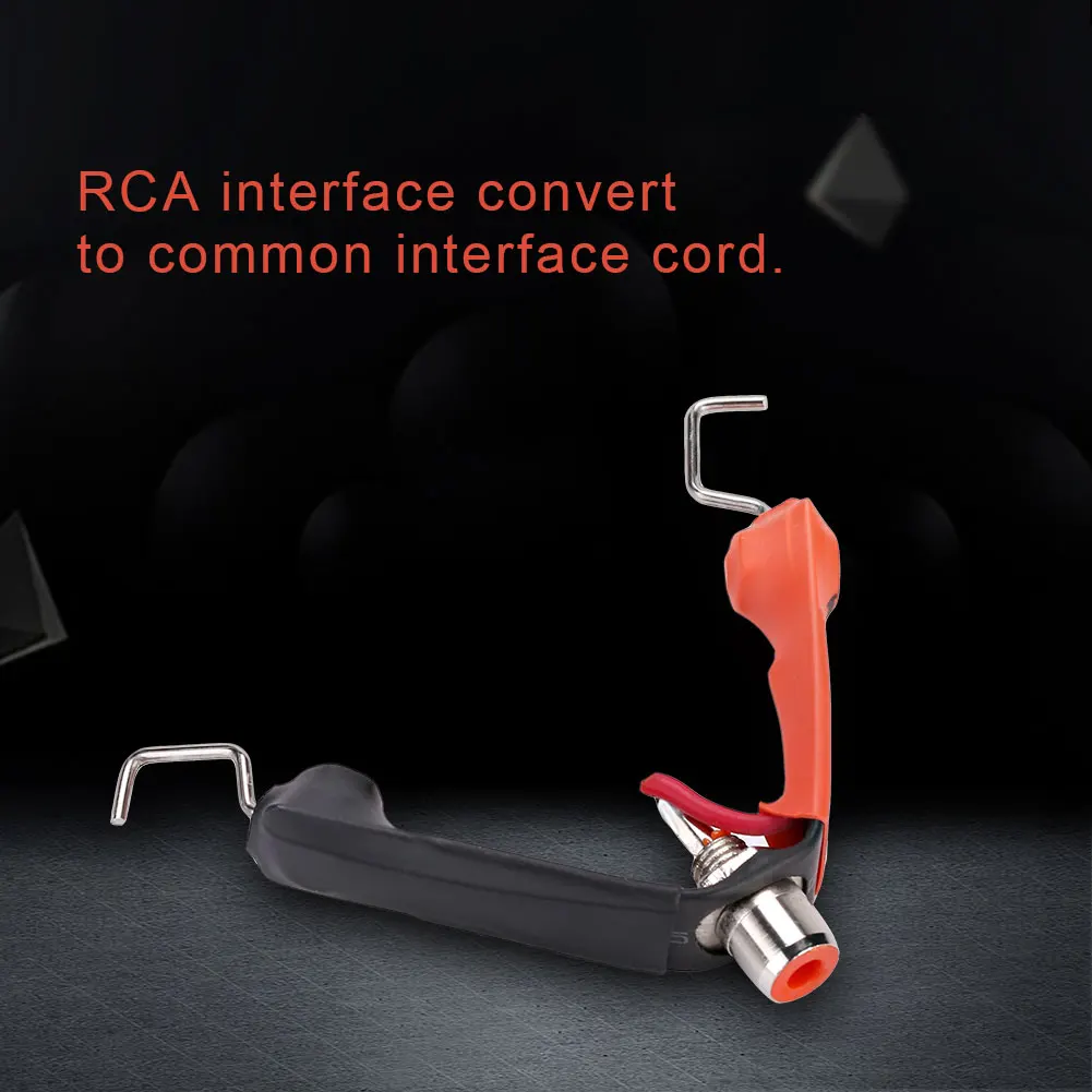 Прочный высококачественный сплав Материал конвертер для RCA Клип шнур Съемный RCA к зажиму шнур питания татуировки пистолет машины