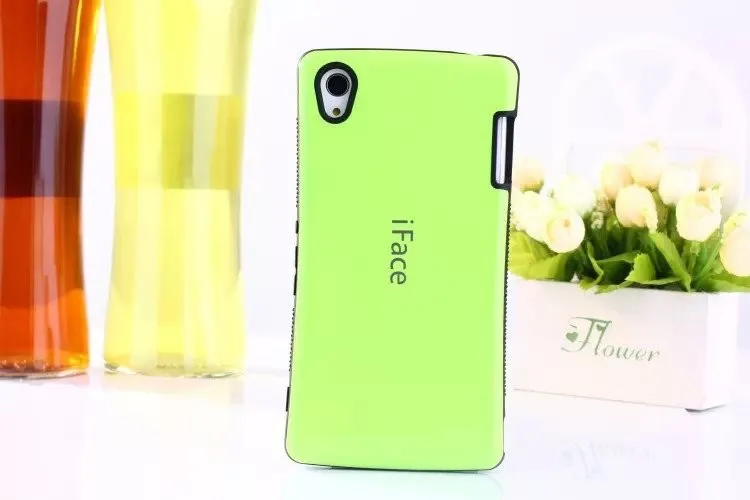Для sony M4 Aqua Гибридный Силиконовый гладкой твердой резины чехол для Xperia E2303 E2333 E2353