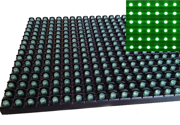 Светодиодный модуль TEEHO P10 GREEN полууличный 32*16 пикселей 1/4 с сканированием p10